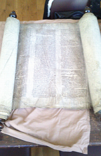 Thora-Rolle,
Marienbibliothek Halle