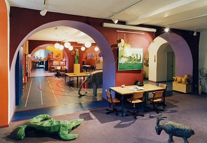 Die Rume des Krokoseums im Sockelgeschoss des Historischen Waisenhauses,  Franckesche Stiftungen zu Halle.