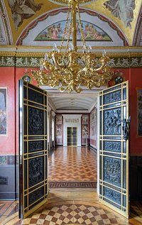 Das Wieland-Zimmer im Weimarer Stadtschloss ist eines von vier Zimmern, die die Groherzogin Maria Pawlowna ab 1835 als Memorialsttten fr die berhmtesten der verstorbenen Weimarer Literaten gestalten lie.  Klassik Stiftung Weimar