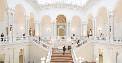 Treppenaufgang Bibliotheca Albertina ( Universittsbibliothek Leipzig)