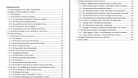 Abbildung 3: Inhaltsverzeichnis des unverffentlichten Manuskripts
